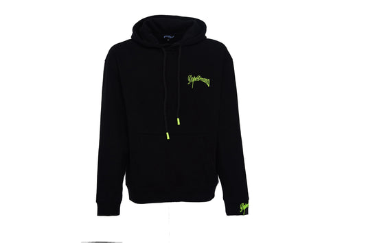 Black & Neon Green Hoodie