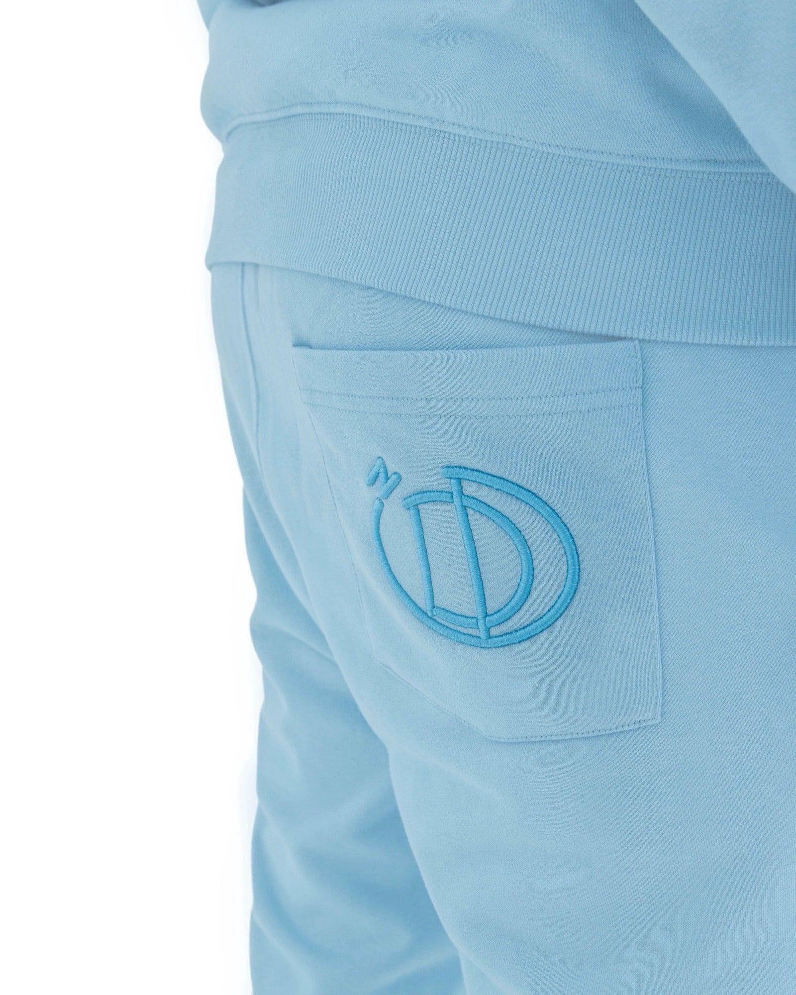 Sky Blue Tracksuit Pants-DopeDreamz