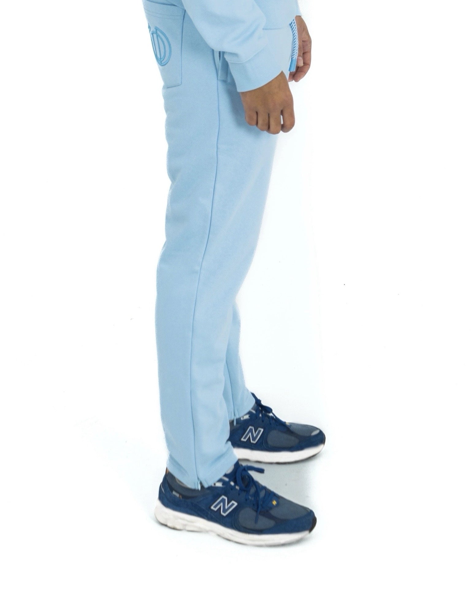 Sky Blue Tracksuit Pants-DopeDreamz