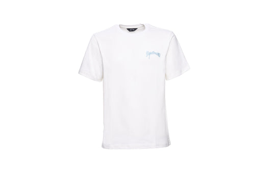 White & Sky Blue T-Shirt