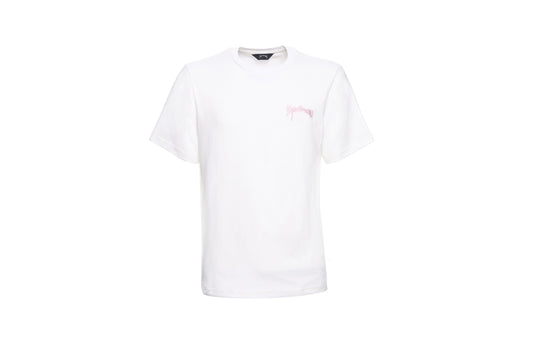 White & Baby Pink T-Shirt