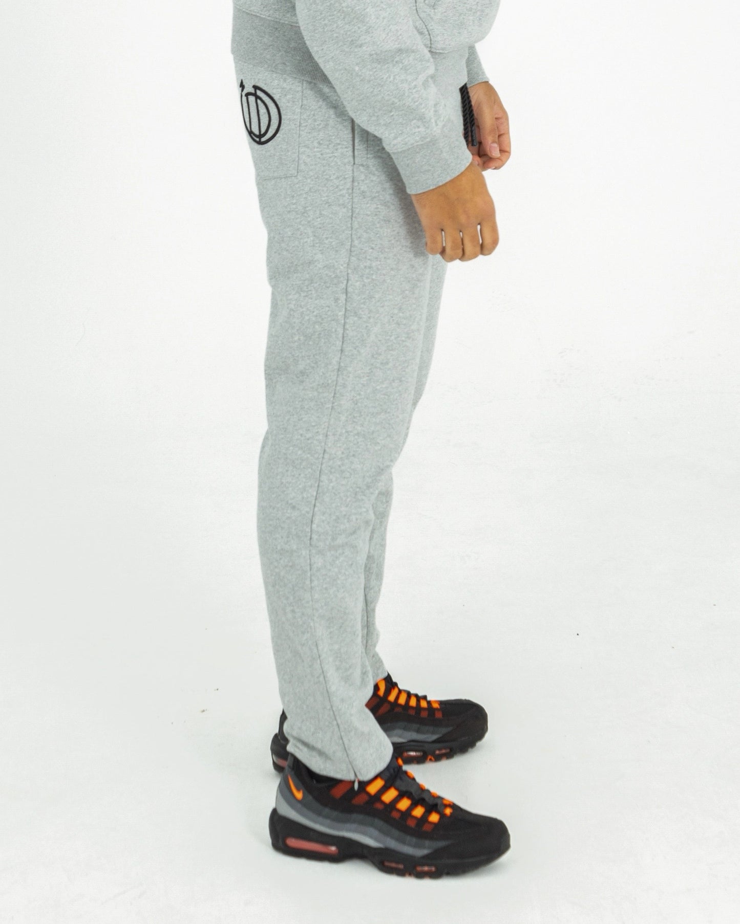 Light Grey Tracksuit Pants-DopeDreamz