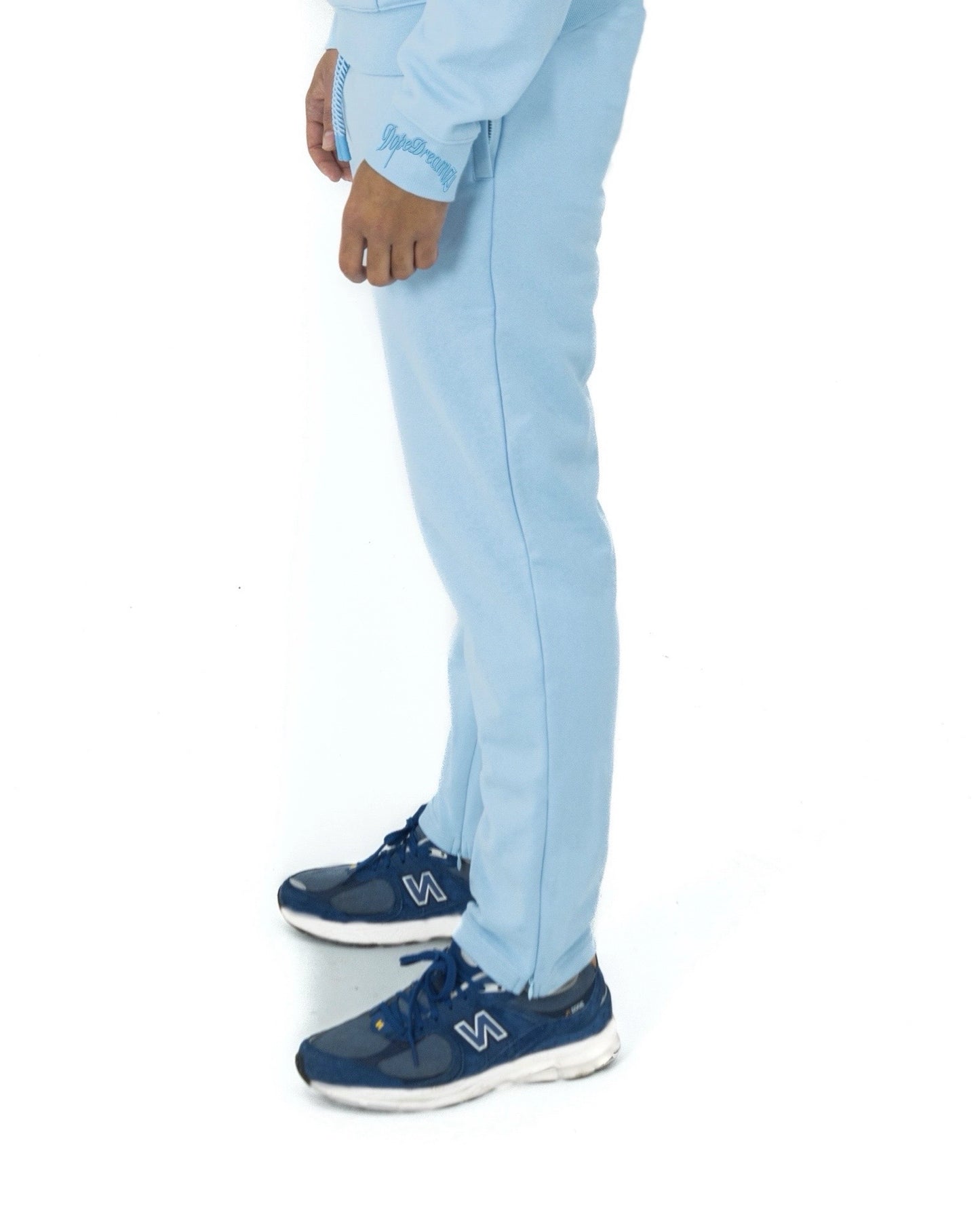 Sky Blue Tracksuit Pants-DopeDreamz